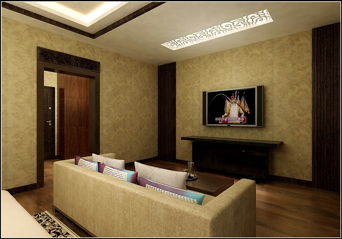 城市山水間中式風(fēng)格裝修效果